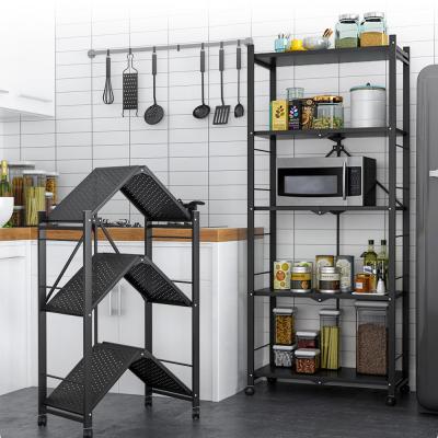 China Household Removable Storage Shelf Organizer Viable For Kitchen Storage Sliding Storage Shelves for sale