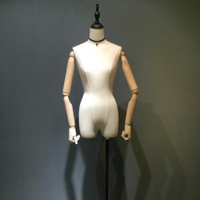 China Plus Size Female Upper Body Cloth Mannequin Maniquies En Porcelain for sale