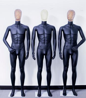 China Fashion Window Display Matte Black Egg Head Male Maternity Mannequins for sale