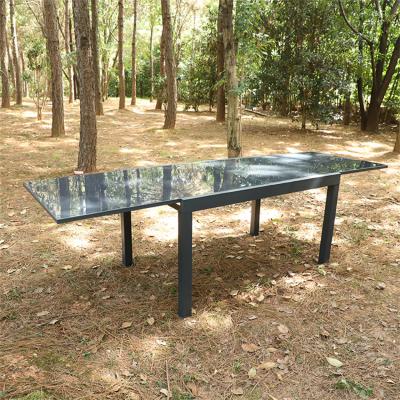 China Nordic Adjustable Modern Strong Patio Garden Iron Metal Outdoor Table (Other) for sale