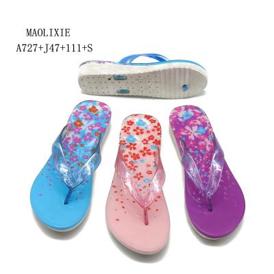 China MAOLIXIE Anti-Smell Unicorn Flip Flops High Heel Wedge Slippers Comfy Custom Ladies for sale