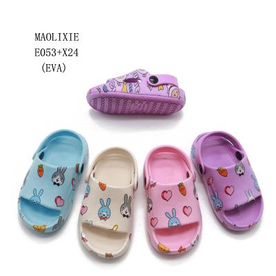 China Custom Baby Size Children's Shoes Waterproof High Quality Cute Slippers Slide Slippers Sandals for sale