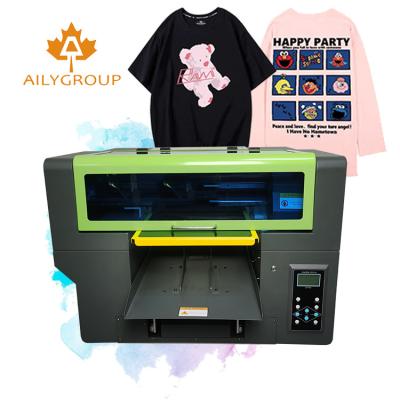 China Garment shops DTG printer a3 DTG auto flatbed printer TX800 DX10 print head for sale