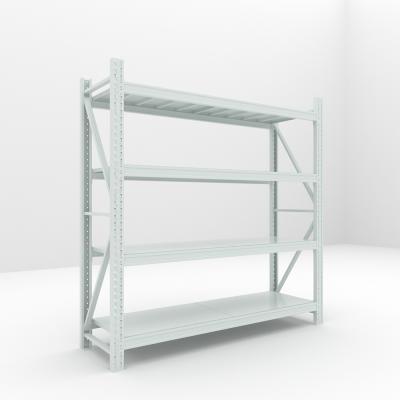 China Adjustable Heavy Duty Corrosion Protection Metal Racking Shelving Warehouse Racks Steel Storage Shelf for sale