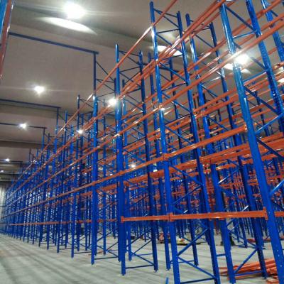 China HongLong Heavy Duty Industrial Rack Warehouse Metal Pallet Racking System 2T for sale