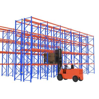 China Corrosion Protection Industrial Warehouse Storage Heavy Duty Selective Metal Vna Pallet Rack for sale