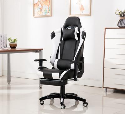 China Tall (Height)Adjustable PVC Leather Gaming Chair Office Chair With Office Chair Pillow for sale