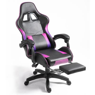 China Wholesale Silla Adjustable Modern Computer Gaming Desk Chair PC Gamer Gaming Chair (Height) With Footrest for sale