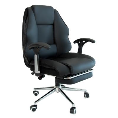 China Adjustable Height (Height) Office Chair Black Executive Genuine Leather Office Chair for sale