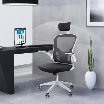 China Rotation Tilting Mechanism Ergonomic Mesh Office Chair With Lumbar Support And Headrest for sale