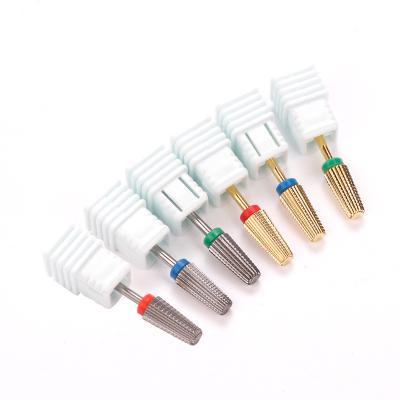 China Convenient Handpiece Manicure Nail Tool Quickly Remove For Acrylic Carbide Or Hard Gels Tornado Nail Art Drill Bit for sale