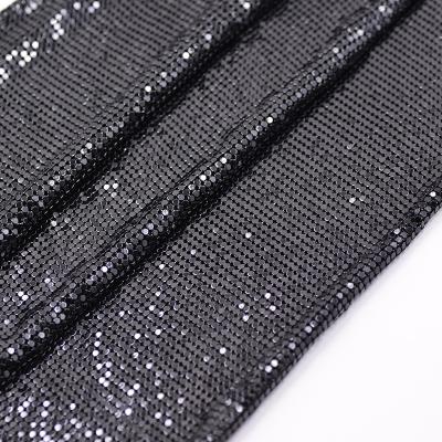 China Flexible Plain Weave 3mm Decorative Aluminum Flakes 4mm Wire Mesh Metal Coil Drapery for sale