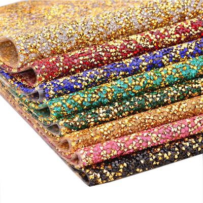 China Wholesale Flatback Crystal Appliques Transfers Self Adhesive Iron On Patterns Hotfix Rhinestone Sheet for sale