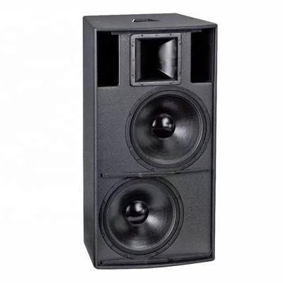 China NO Pro F 215 Professional Dual 15 Inch PLAM DJ Audio Video Loudspeaker Stage Audio Powerful Wooden Audio Speaker for sale