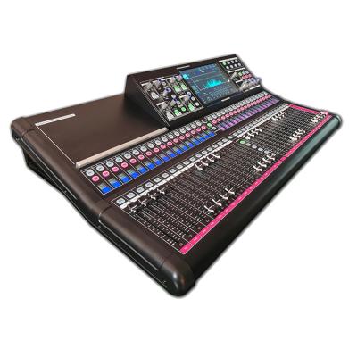 China Protection PLAM protection professional audio mixer short circuit 16ch 20ch 24ch 32 channel digital console mixer with iPad control capability for sale