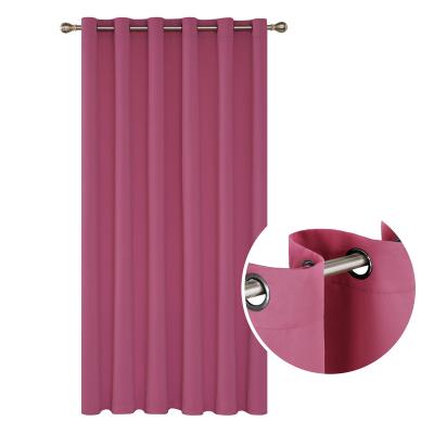 China Blackout Deconovo Kids Curtain Blackout Pink Living Room Curtains for sale