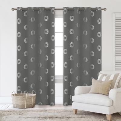 China Blackout Hotel Curtain Fabric Sale Aluminum Blackout Blackout Window Curtains Ready Made for sale