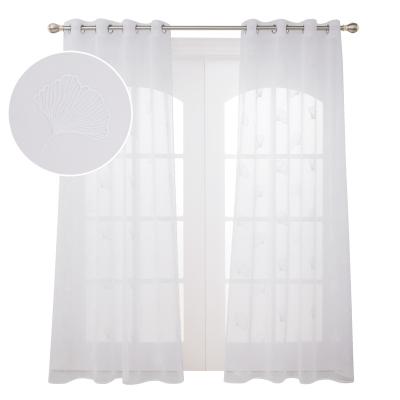 China 2020 new style pure white curtains in living room window curtains decor wholesale European and American voile home curtains for sale