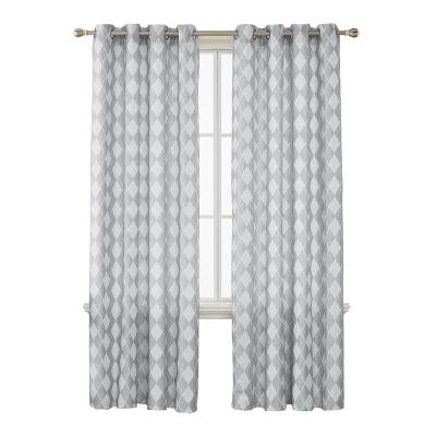 China White Blackout Classic Embroidered Polyester Fabric Patterned Sheer Eyelet Lace Tulle Curtains For Window Living Room Hotel Bedroom for sale