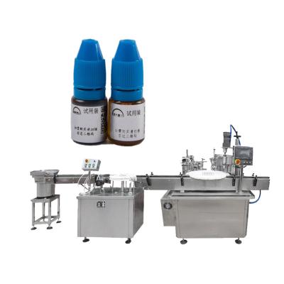 China Full Automatic Beverage Small Bottle Filling Capping Machine For Eye Drop/Essential Oil for sale