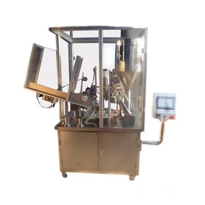 China Oil Painting Full Automatic Tube Beverage Filling Sealing Machine for sale