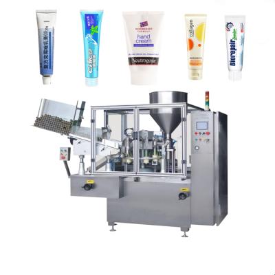 China Beverage Cosmetics Facial Cream Toothpaste Tubes Filling Sealing Machine for sale