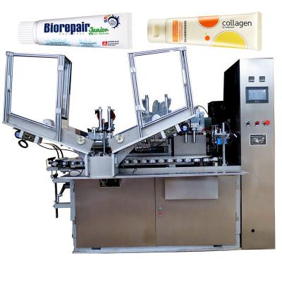 China Food Filling Machine Cosmetic Cream Aluminum Tube Ointment Sealer Filling and Sealing Machine Tube and Sealer Machine for sale