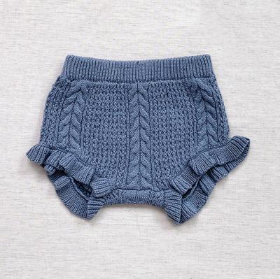 China Breathable Y-F Knitted Baby Boy Girl Bloomers Newborn Infant Toddler Diaper Cover Diaper Pants Custom Colors for sale