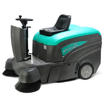 China Hotels Guangzhou 34years factory vacuum pavement sweeper auto sweeper machine battery outdoor pool sweeper for sale