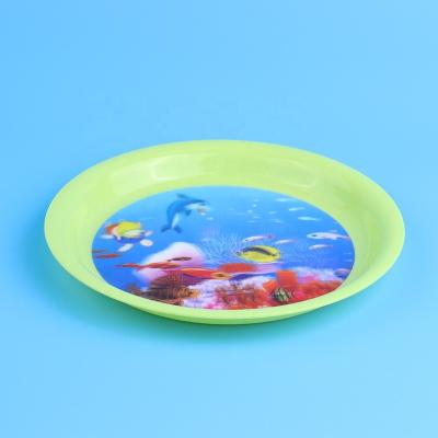 China Wholesale Customized Disposable Baby PP Kids Dinnerware Set Cartoon Bpa Free Plastic Dinner Dish for sale