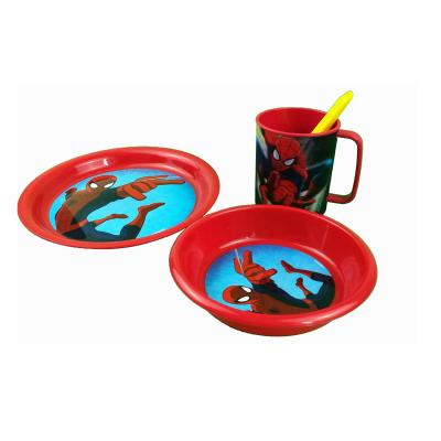 China China factory supply pp children's shatterproof dinner set for kids gift for sale