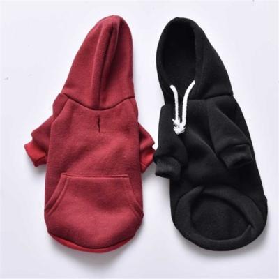 China Viable Wholesale Blank Dog Cat Sweater Bulk Puppy Pet Fleece Training Dog Hoodie for sale