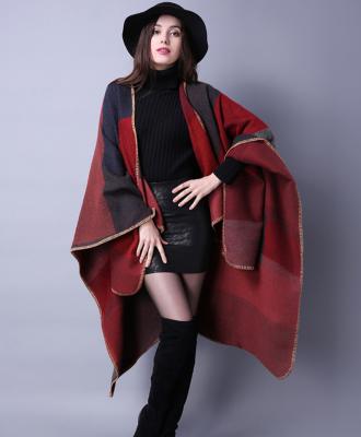 China New Eco Friendly Wholesale Cashmere Winter Poncho For Women Wool Mexican Pashmina Custom Made Shawl for sale