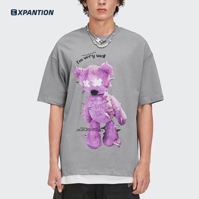 China Anti-wrinkle EXP summer fashion streetwear hippop good quality bulk custom printed reflective sublimation tees for sale