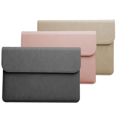 China Macbook/Matebook/Laptop Waterproof Bag New Style PU Laptop Case Outdoor Horizontal Thin Soft Leather Protective Sleeve Anti-scratch Cover for sale