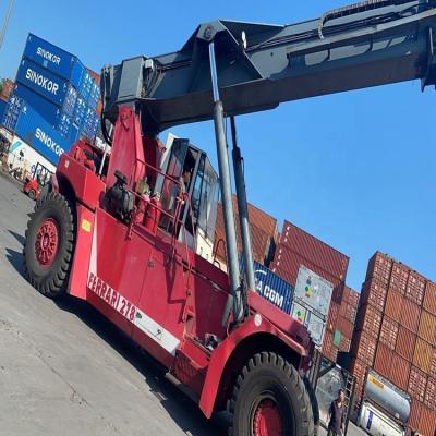 China CRANE Port Machine Reach Stacker 45 Ton Container Reach Stacker Truck Stacking Equipment F278H A5 for sale