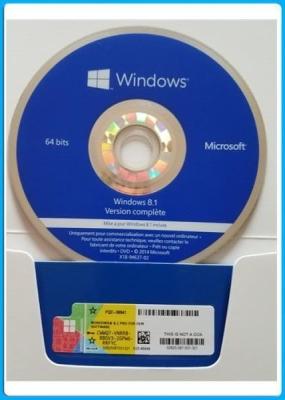 China Originele OEM Doos Microsoft Windows 8,1 Professionele Codes SP1 van de Productcodesticker Te koop