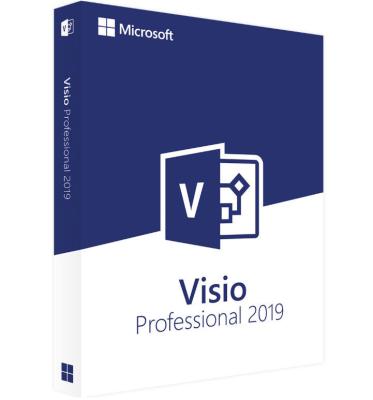 China Licencia Microsoft Visio favorable 2019, ms Visio Professional 2019 Versio lleno del curso de la vida en venta