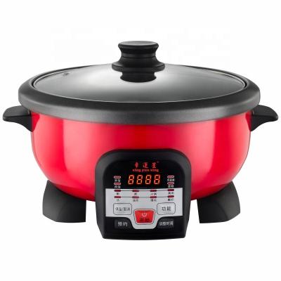 China Electric Boiling Pot Frying Multifunctional Electric Household Hot Pot Rice Cooker Non-Stick Dormitory Stainless Steel Household for sale