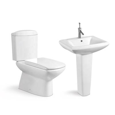 China Factory low price ceramic sanitario concealed toilet toilet cubicle and sink sets for sale