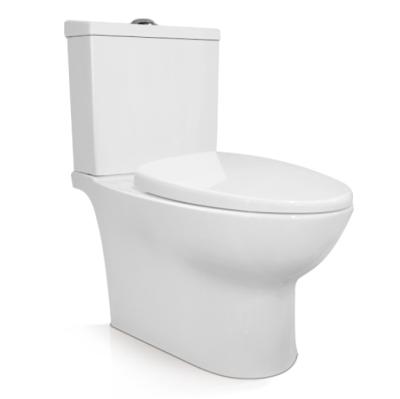 China Cheap Chaozhou E6005 Double-Flow Ceramic Sanitary Ware Bathroom White Toilet WC Piss Two-piece Toilet for sale