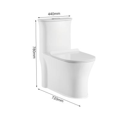 China Double-Flow Drop Shipping China Supplier Quality Design Sanitary Ware Siphon One Piece Lavatory WC Toilet for sale