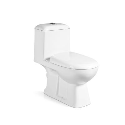 China Cheap Single Piece Sanitary Ware Double-Flow Bathroom Toilet Gravity Price Double-Flow Toilet Bowl Flush Toilet Bowl for sale