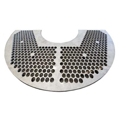 China Heater Parts CNC Machining Custom Multiple Drilling Stainless Steel Tube Sheet for sale