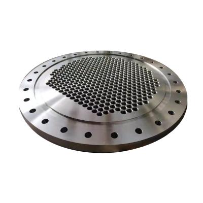 China Custom Refrigeration Parts Round Or Rectangle Carbon Steel Stainless Steel Heat Exchange Baffle for sale