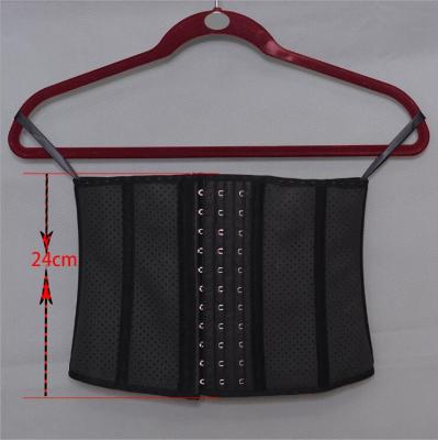 China Viable Women's 9 Breathable walson torso latex waist trainer Steel Boning Underbust Corset for sale