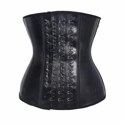 China 2019 Best Selling Viable Waist Trainer And Shaper Corset Black 3 Latex Waist Cincher Belt XS-3XL for sale