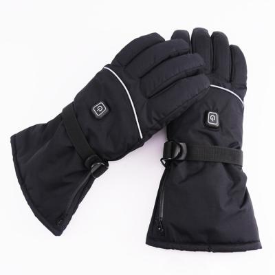 China Motorcycle Recycling Ski Gloves With Battery Case Snowboarding Ski Glove Popular USB Handheld Three-speed Warm Adjustable Temperature for sale