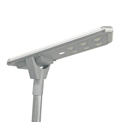 China Outdoor IP65 Road Landscape Pathway All In One Aluminum Shell Solar LED Street Light For Road for sale