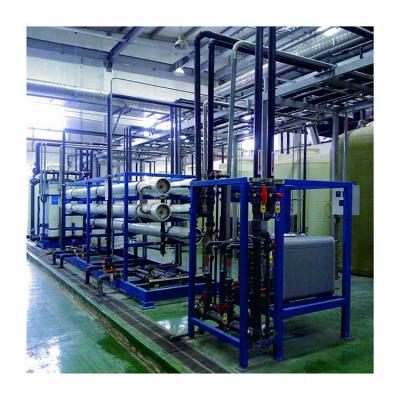 China Ultra Pure Water Desalination Water Equipment UF RO EDI Deionized Water Equipment For Electronic Industry for sale